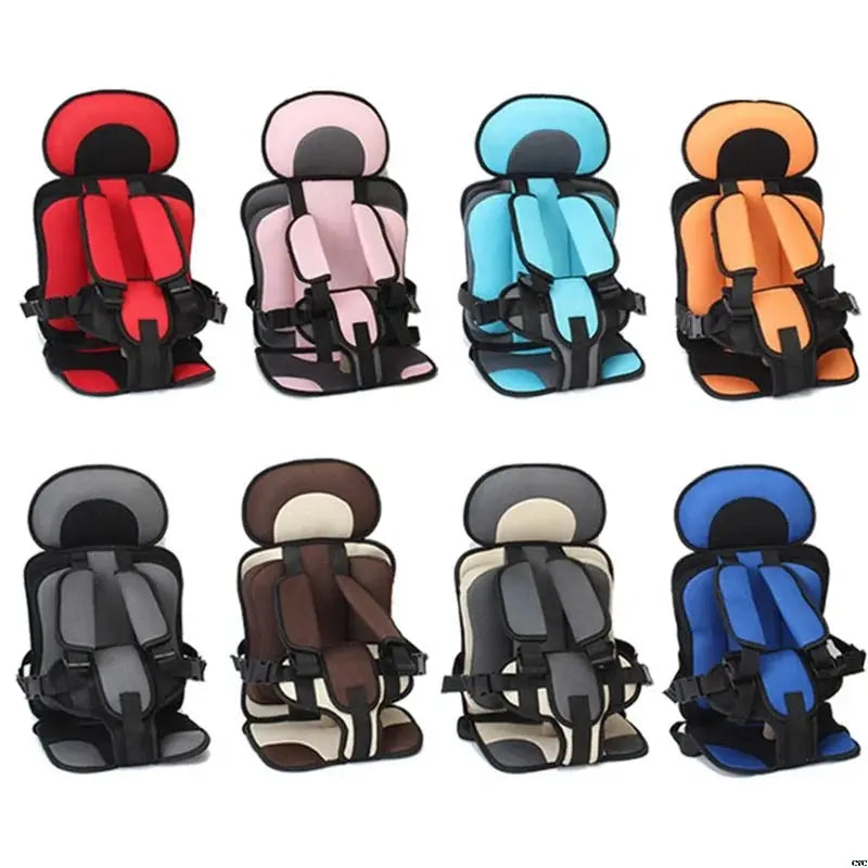 Portable Child Car Seat for Travel - 5-Point Harness & Foldable Design