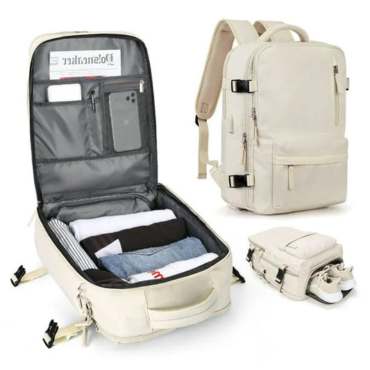 Women's Backpack for Laptops with USB Charging – Versatile Travel Design