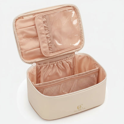 Cosmetic Organizer for Travel with Adjustable Compartments – Chic Makeup Storage