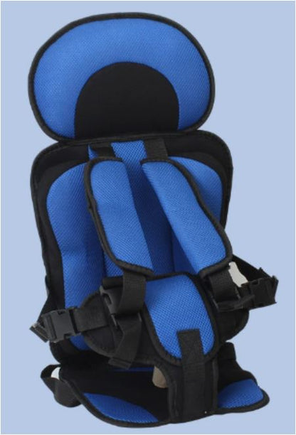 Portable Child Car Seat with Foldable Design & 5-Point Safety Harness for Ages 0-12