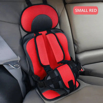 Portable Child Car Seat with Foldable Design & 5-Point Safety Harness for Ages 0-12