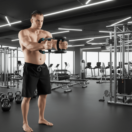 Adjustable Resistance Workout Bar for Home Use – Portable Muscle Strengthener