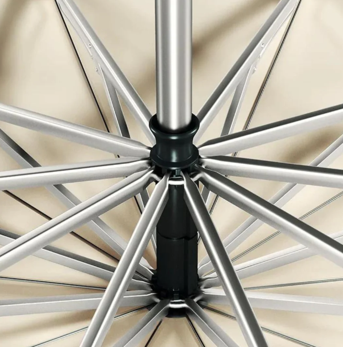 Smart Auto-Open Umbrella with Windproof Design and Safety Trim