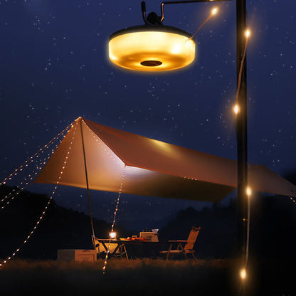 Rechargeable Magnetic Tent Light Strip with Power Bank – Waterproof Camping String Lights for Outdoors