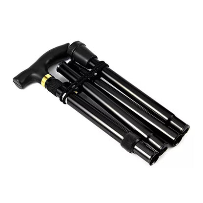Adjustable Folding Walking Stick with Comfortable Grip