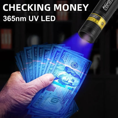 Mini UV Blacklight Flashlight – USB Rechargeable for Pet Stain Detection
