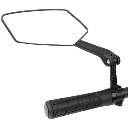 Foldable Handlebar Mirrors – Wide Angle Glass with 360-Degree Rotation