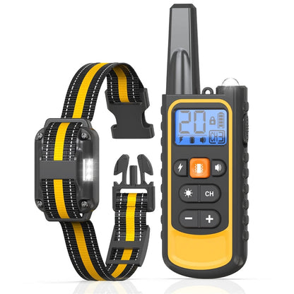 Waterproof Remote Dog Training Collar with Adjustable Control Features