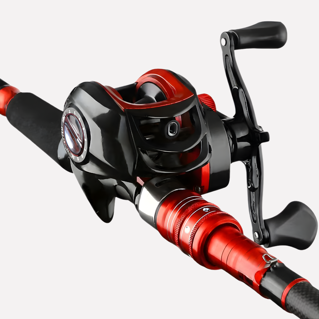Fishing Rod and Reel Combo for Freshwater and Light Saltwater with Lightweight Carbon Build