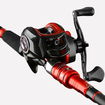 Fishing Rod and Reel Combo for Freshwater and Light Saltwater with Lightweight Carbon Build