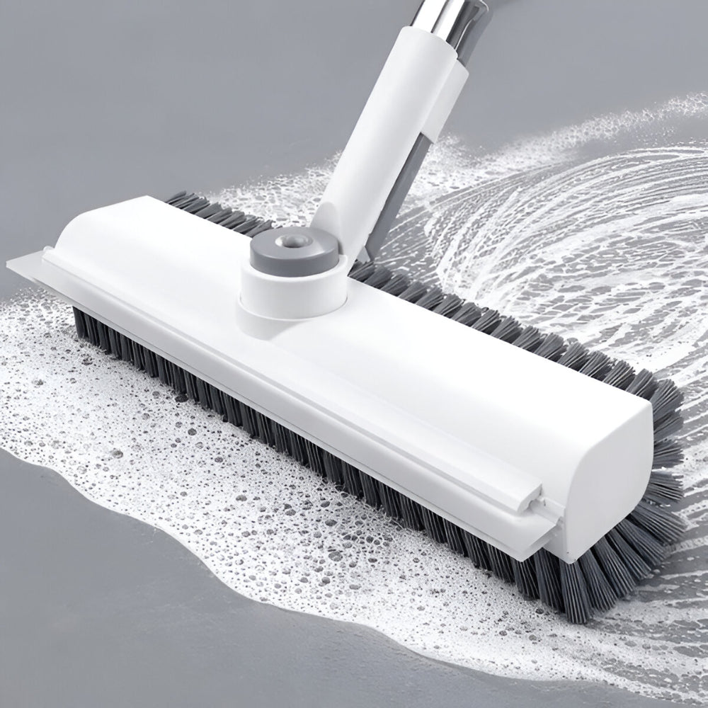 Heavy-Duty Floor Scrub Brush with Long Handle for Easy Cleaning