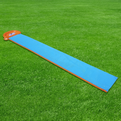 Inflatable Water Slide for Backyard Fun – PVC Build with Water Mist System