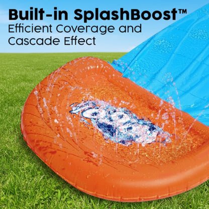 Inflatable Water Slide for Backyard Fun – PVC Build with Water Mist System