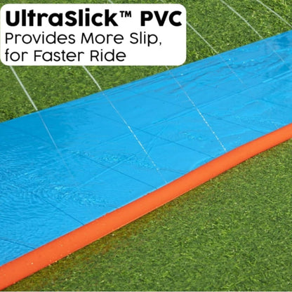 Inflatable Water Slide for Backyard Fun – PVC Build with Water Mist System