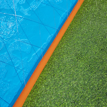 Inflatable Water Slide for Backyard Fun – PVC Build with Water Mist System