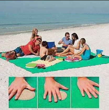 XXL Sand-Free Beach Towel 200x200cm for Easy Relaxation