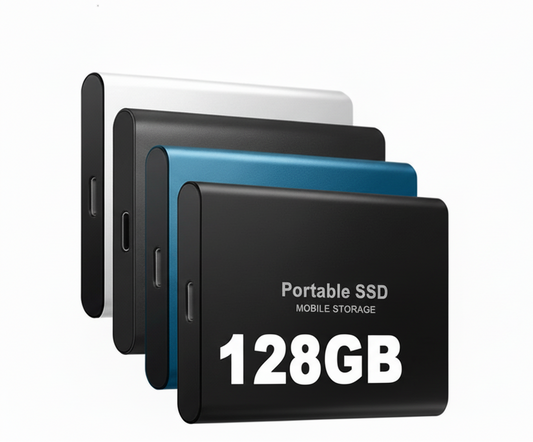 128GB External SSD - Compact Storage with High-Speed Data Transfer