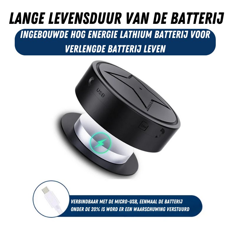 Magnetic GPS Tracker for Real-Time Location Updates & Alerts – Compact Design