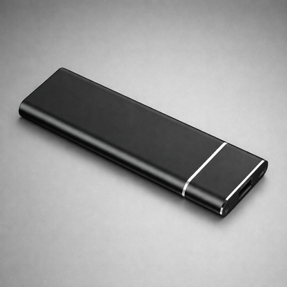 500GB Portable External Hard Drive - Ultra Slim Design with Fast USB-C Transfer