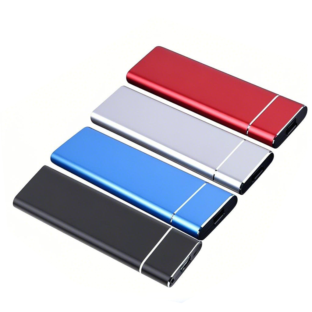 500GB Portable External Hard Drive - Ultra Slim Design with Fast USB-C Transfer
