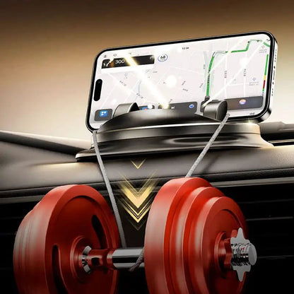 360° Rotating Car Phone Mount with Secure Grip for Safe Driving