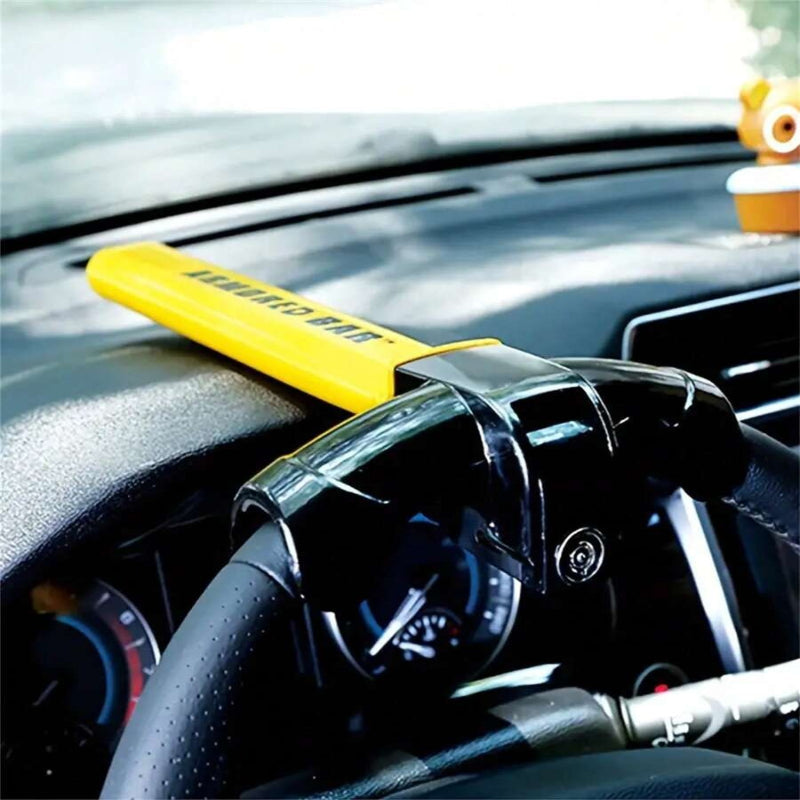 Heavy-Duty Steering Wheel Lock – Quick Install Anti-Theft Security Device
