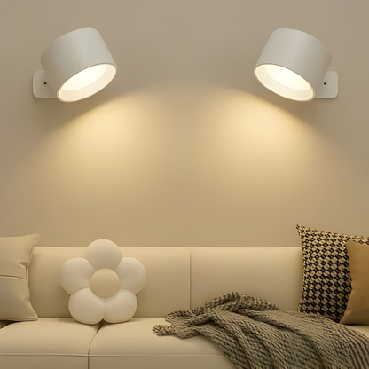 Versatile Wireless Wall Lamp with 360° Adjustability and Touch Controls