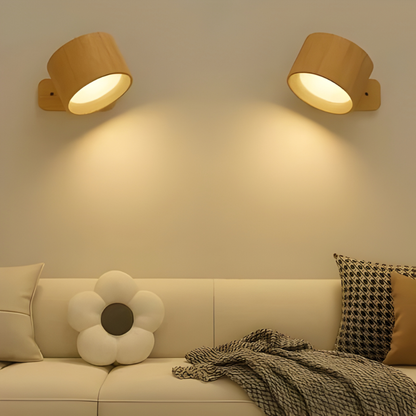 Versatile Wireless Wall Lamp with 360° Adjustability and Touch Controls