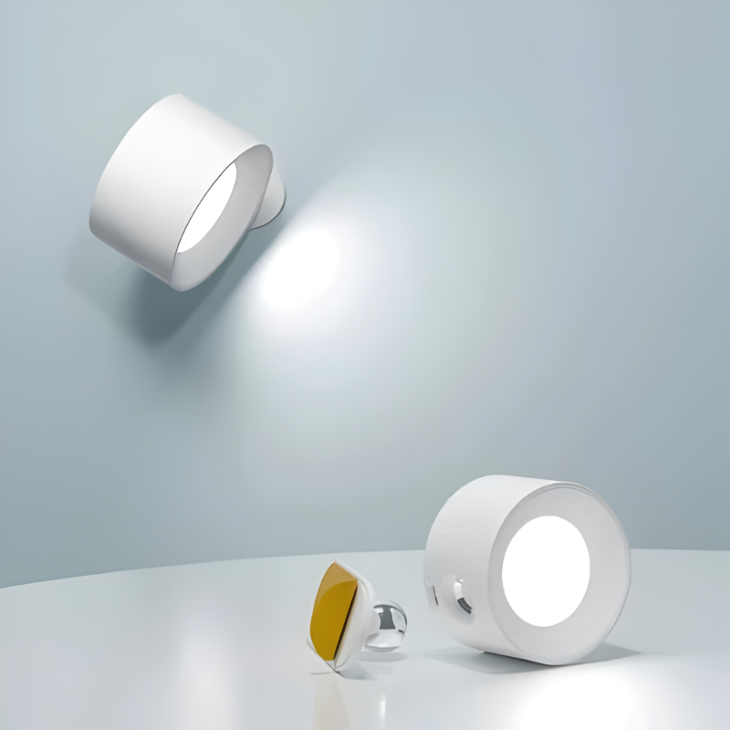 Versatile Wireless Wall Lamp with 360° Adjustability and Touch Controls