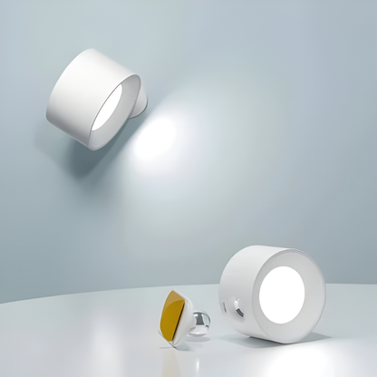 Versatile Wireless Wall Lamp with 360° Adjustability and Touch Controls