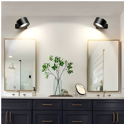 Versatile Wireless Wall Lamp with 360° Adjustability and Touch Controls
