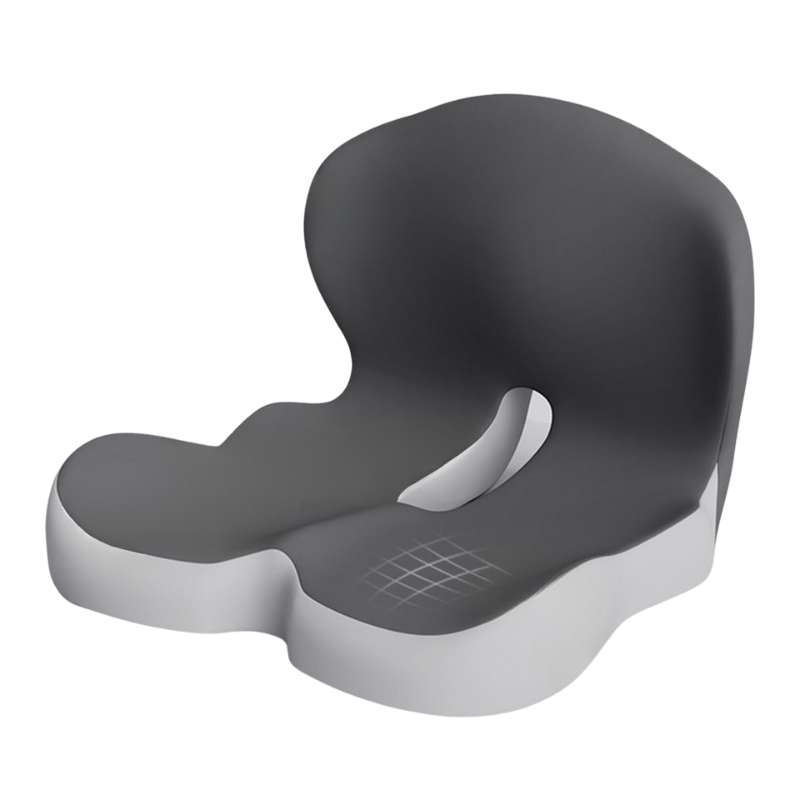 Ergonomic Comfort Cushion with Anti-Slip Base and Washable Cover