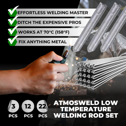 Versatile Low-Heat Metal Repair Rods – Compact Repair Kit