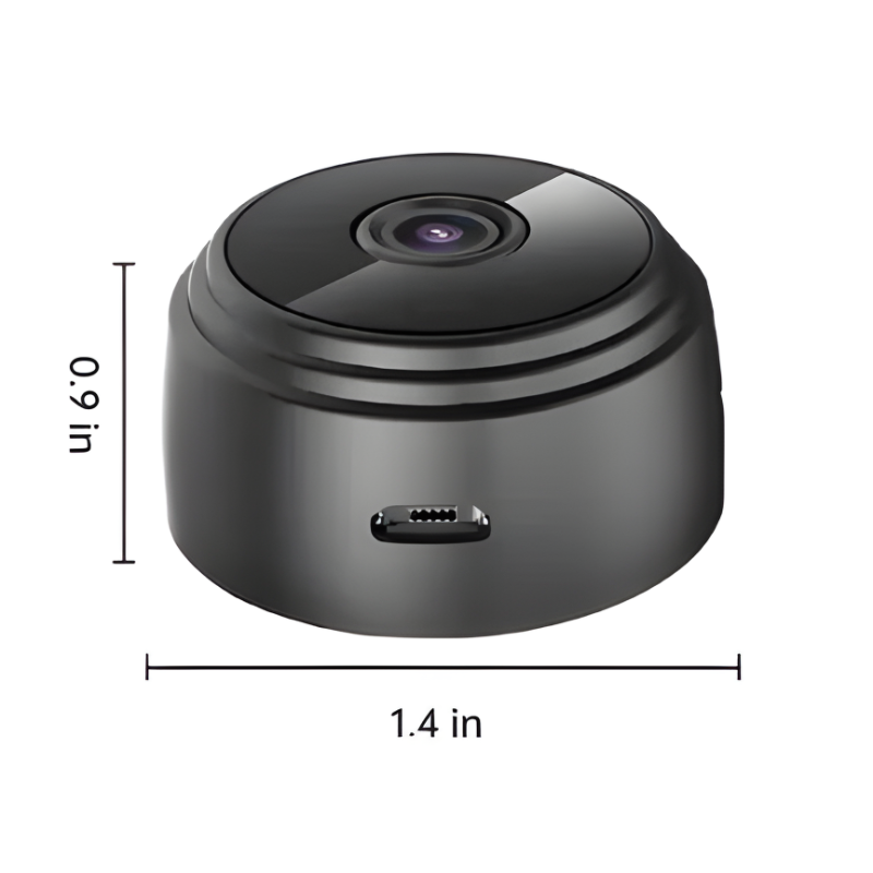High-Definition Wireless Rearview Camera with 360° Mount and Night Vision