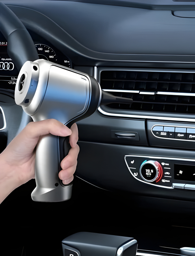 Portable Cordless Car Vacuum with Advanced Suction and 6 Tools