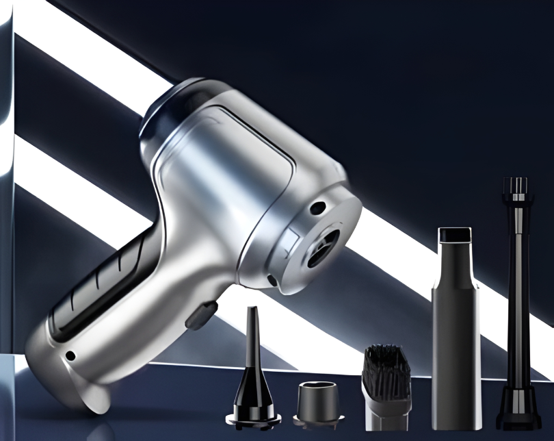 Portable Cordless Car Vacuum with Advanced Suction and 6 Tools