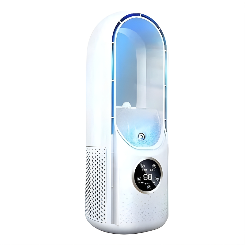 Compact Bladeless Air Cooler with Whisper-Quiet Performance