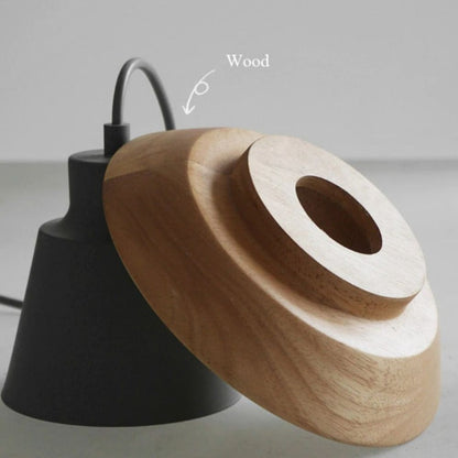 Natural Wood Hanging Light for Modern Interiors