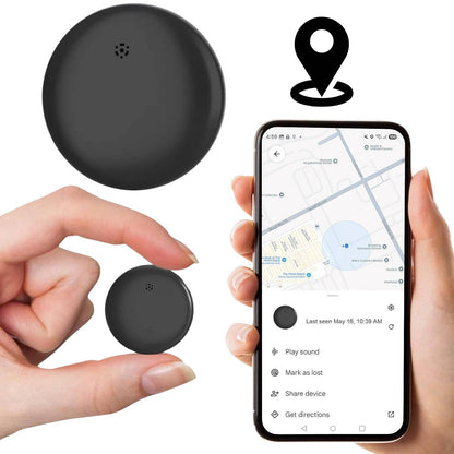 Waterproof Bluetooth GPS Tracker for Cars, Pets, Keys, Wallets - 164 ft Range with Loud Alarm