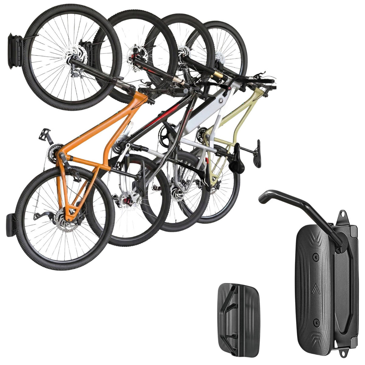 Vertical Bike Storage System for Efficient Garage Organization