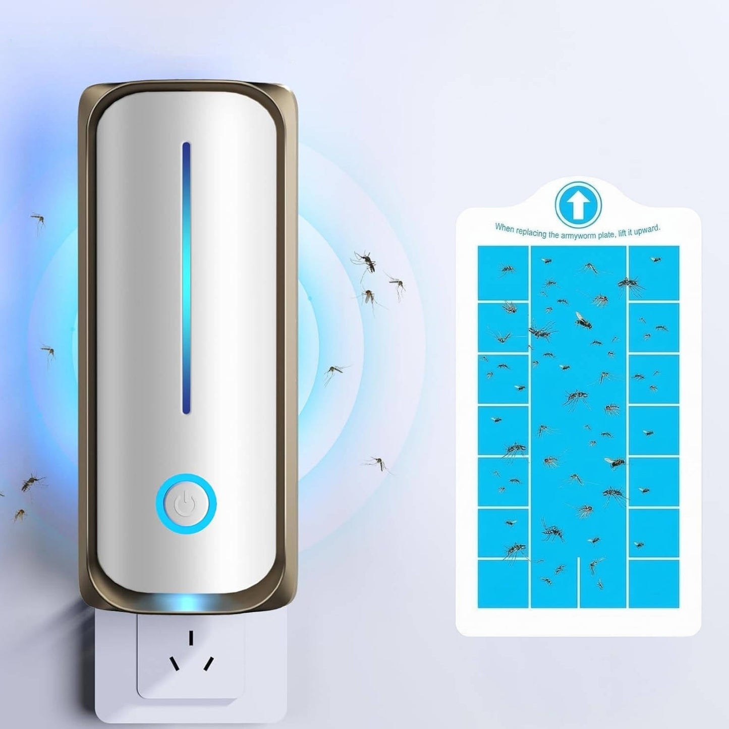 Indoor Insect Eliminator with UV Light, 2-Pack