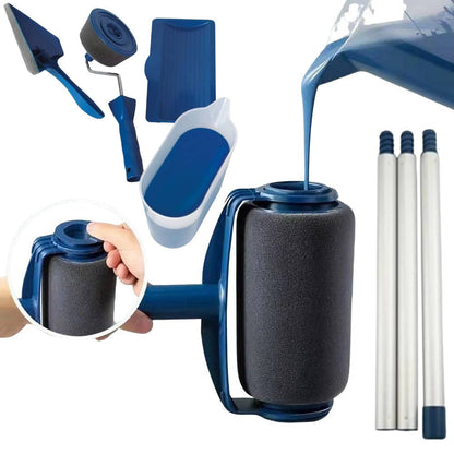 Corner Precision Paint Roller Set with Detail Brush & Sponge