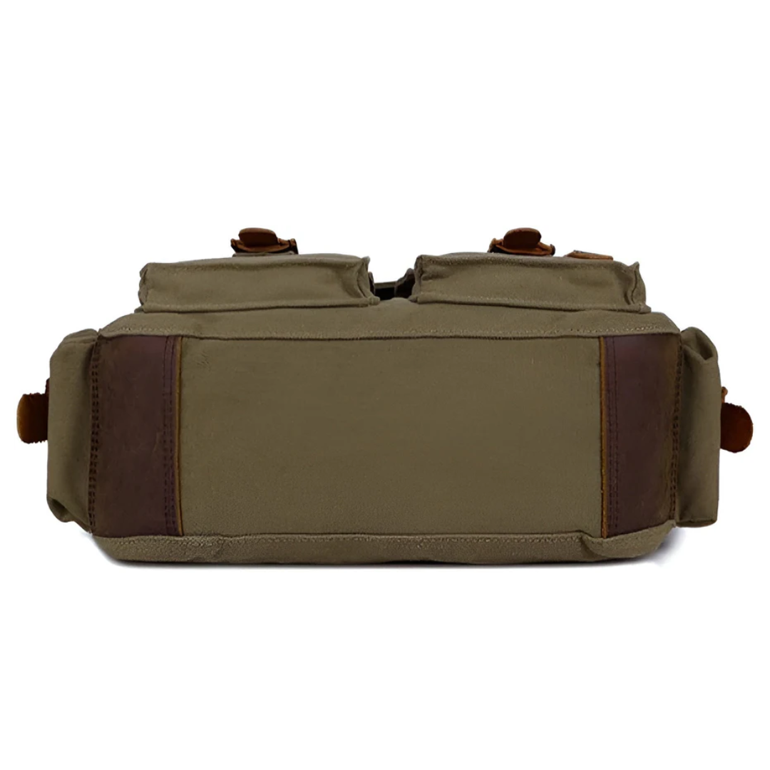 Men's Crossbody Canvas Bag - Versatile Design for Urban and Outdoor Use