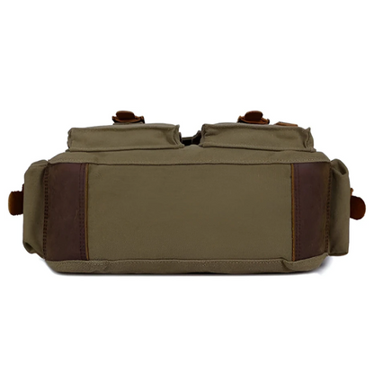 Men's Crossbody Canvas Bag - Versatile Design for Urban and Outdoor Use