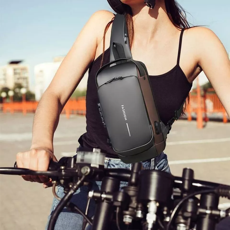 Women's Anti-Theft Sling Bag with RFID Protection for Safe Travel