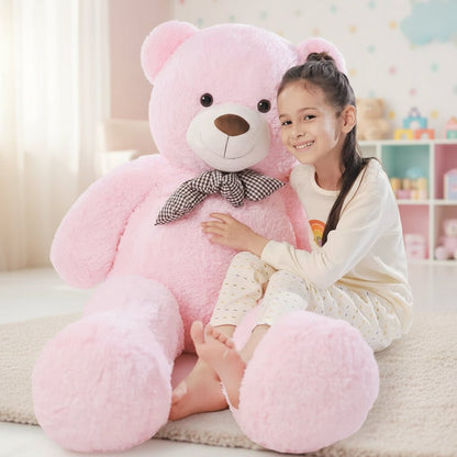 Giant Cuddly Bear Toy with Bow Tie – 120cm for Kids