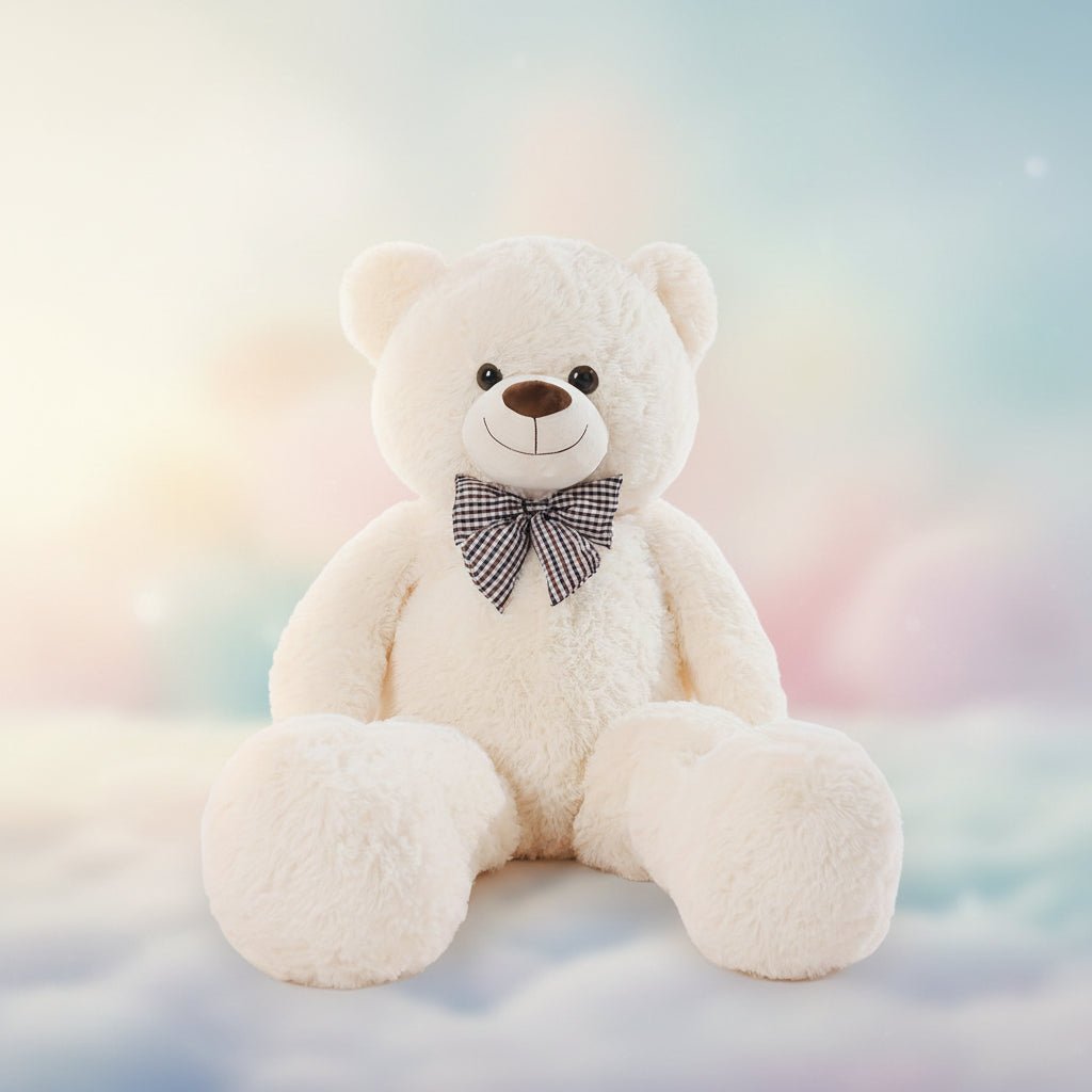 Giant Cuddly Bear Toy with Bow Tie – 120cm for Kids
