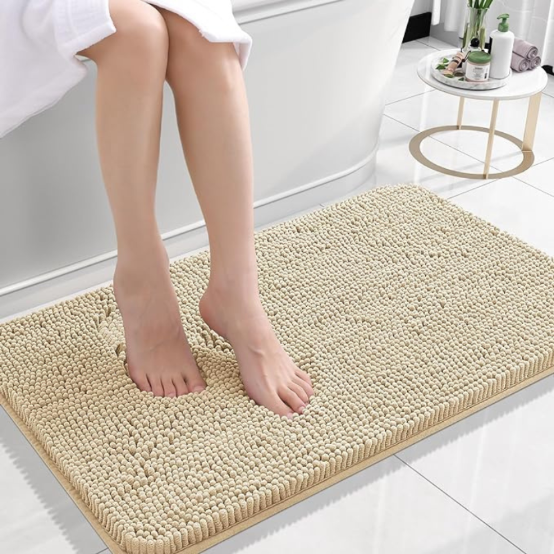 Non-Slip Bath Mat for Quick Drying