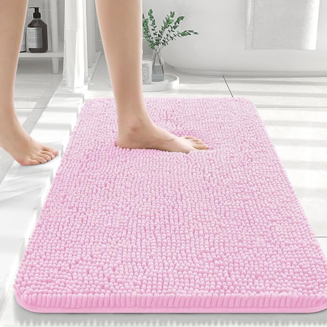 Non-Slip Bath Mat for Quick Drying