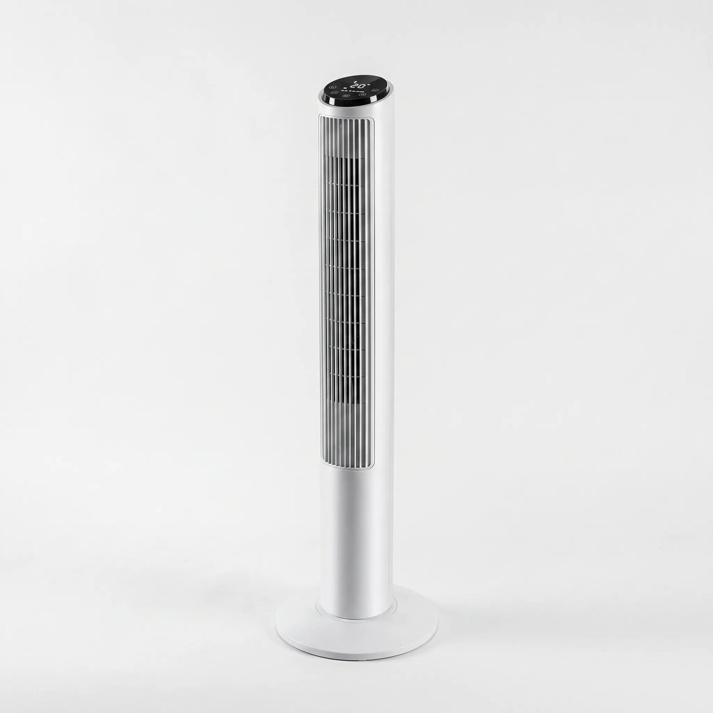 Remote-Controlled Tower Fan with Wi-Fi – Compact Design for Improved Airflow